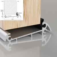 Stormguard Slimline Outward Openening Threshold 04SR317