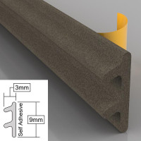 Stormguard Acoustic Silent Seal & Draught Excluder 6m 05SR779