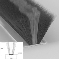 Stormguard Garage Door Brush Pile 7m Grey BR-1229