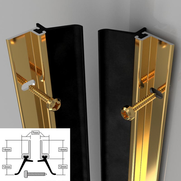 Stormguard RYT-X Screw Fix Around Door Seal 01SR457 Stormguard RYT-X Screw Fix Around Door Seal 01SR457