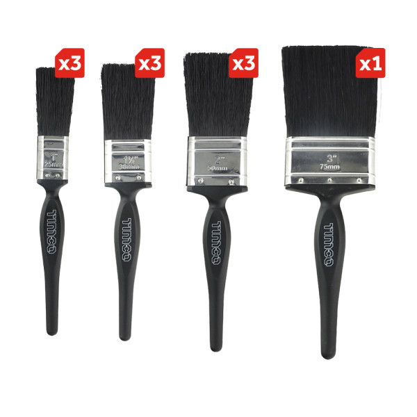 Timco Mixed Contractors Paint Brush Set 10pcs Timco Mixed Contractors Paint Brush Set 10pcs