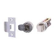 Timco Quick Fit Round Deadbolt Nickel 1pcs