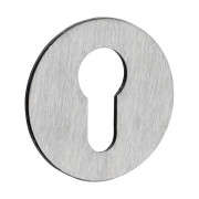 Timco Self-Adhesive SS Euro Escutcheon Round 52mm