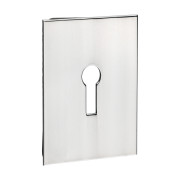 Timco Self-Adhesive SS Lock Escutcheon Oblong 65x47mm