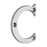 Timco Solid Brass Door Letter C 65mm TIMpac