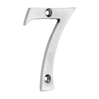 Timco Solid Brass Door Numeral 7 75mm TIMpac