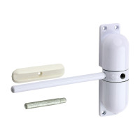 Timco Surface Mounted Spring Door Closer Epoxy White