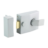 Timco Nightlatch Silver 94 Case / 60 Backset