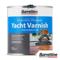 Barrettine Yacht Varnish Clear Gloss 1 Litre
