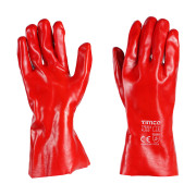 Timco PVC Coated Cotton Interlock Gauntlets XL