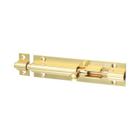 Timco Straight Barrel Bolt Polished Brass 1pcs