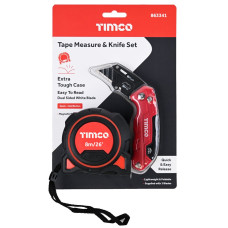 Timco Tape Measure and Knife Set