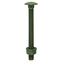 Timco Carriage Bolt Nut & Washer Exterior Green