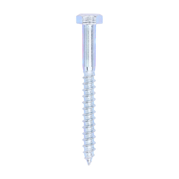 Timco Coach Screws DIN 571 HEX Head Zinc Timco Coach Screws DIN 571 HEX Head Zinc