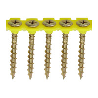 Timco Solo Collated Chipboard Screws PH2 Yellow