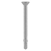 Timco Wing-Tip Section Screw Bi-Metal Silver