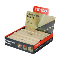 Timco Carpenters Pencils Display Box 72pcs