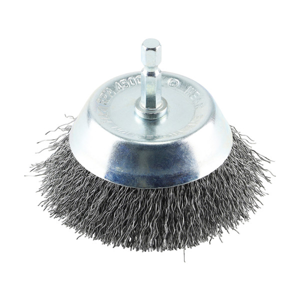 Timco Drill Crimped Steel Wire Cup Brush Timco Drill Crimped Steel Wire Cup Brush