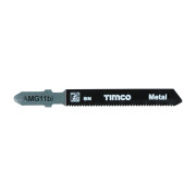 Timco Bi-Met Jigsaw Blade for Metal T118AF 76mm 5pcs