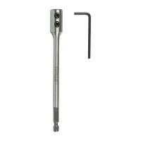 Flat Wood Bit Extension Rod 1/4