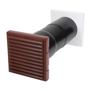 Through-Wall Vent Set with Baffle 127x350mm 1pcs
