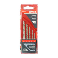 Timco HSS Ground Jobber Drill Bit Set 2-6mm 5pcs