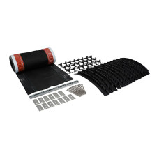 Timlock Dry Fix Ventilated Ridge Kit Black 6m