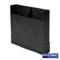 Underfloor Vent Vertical Extension +150mm 20pcs