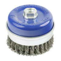 Angle Grinder Twisted Knot Wire Cup Brush 100mm SS