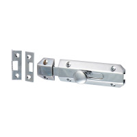 Architectural Flat Sec Bolt Polished Chrome 1pcs