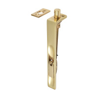 Lever Action Flush Bolt Polished Brass 1pcs Plain Bag