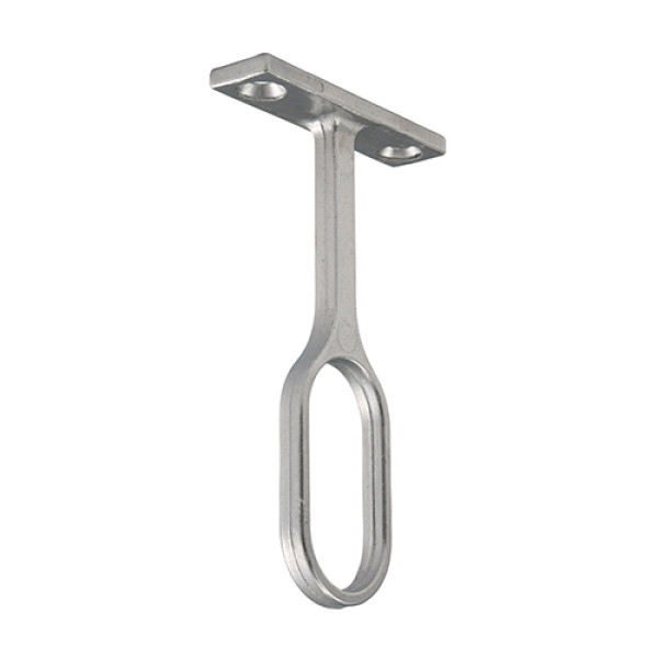 Oval Tube Centre Bracket Polished Chrome 30x15mm 1pcs Oval Tube Centre Bracket Polished Chrome 30x15mm 1pcs