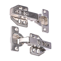 Timco 90 Degrees Clip-On Cabinet Hinges Nickel 2pcs