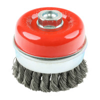 Timco Angle Grinder Twisted Knot Wire Cup Brush