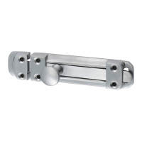 Timco Flat Section Bolt Satin Chrome 1pcs
