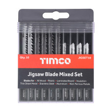 Timco Jigsaw Wood & Metal Blades Mixed Set 10pcs