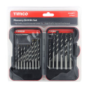 Timco Masonry Drill Bit Set 15pcs