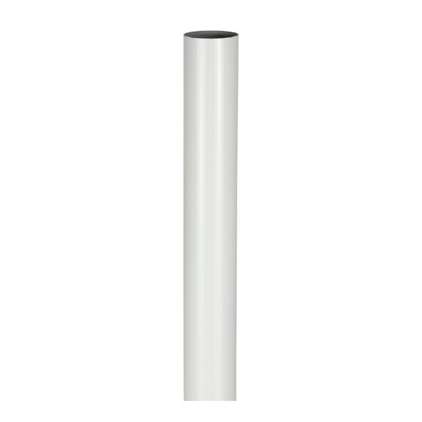 Timco Round Wardrobe Rail White 1pcs Timco Round Wardrobe Rail White 1pcs