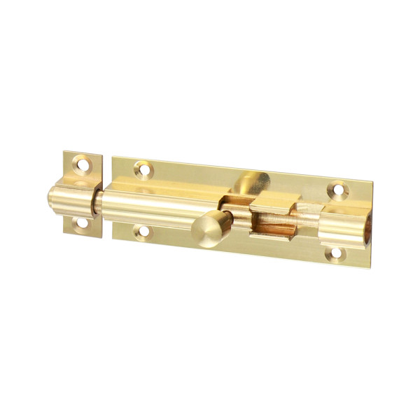 Timco Straight Barrel Bolt Polished Brass 1pcs Timco Straight Barrel Bolt Polished Brass 1pcs