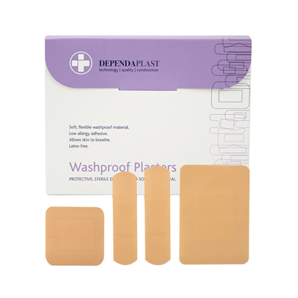 Dependaplast Assorted Washproof Plasters 100pcs Dependaplast Assorted Washproof Plasters 100pcs