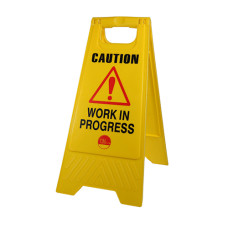 Timco A-Frame Safety Sign Work in Progress 610x300x30