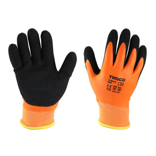 Timco Aqua Thermal Grip Latex Coated Gloves Timco Aqua Thermal Grip Latex Coated Gloves