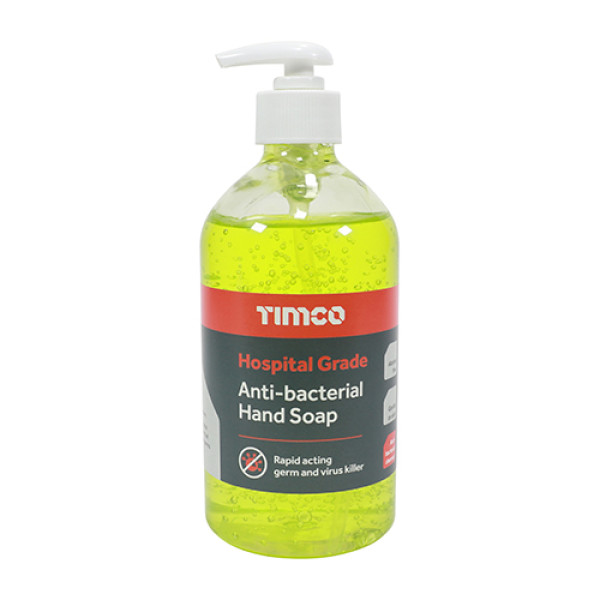 Timco Hospital Grade Anti-Bacterial Hand Soap 500ml Timco Hospital Grade Anti-Bacterial Hand Soap 500ml