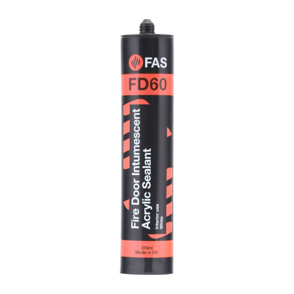 FAS Fire Door Intumescent Acrylic Sealant White 310ml FAS Fire Door Intumescent Acrylic Sealant White 310ml