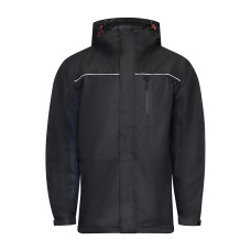 Timco Black Lined Rain Jacket