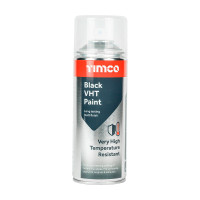 Timco Black VHT Paint Spray 380ml