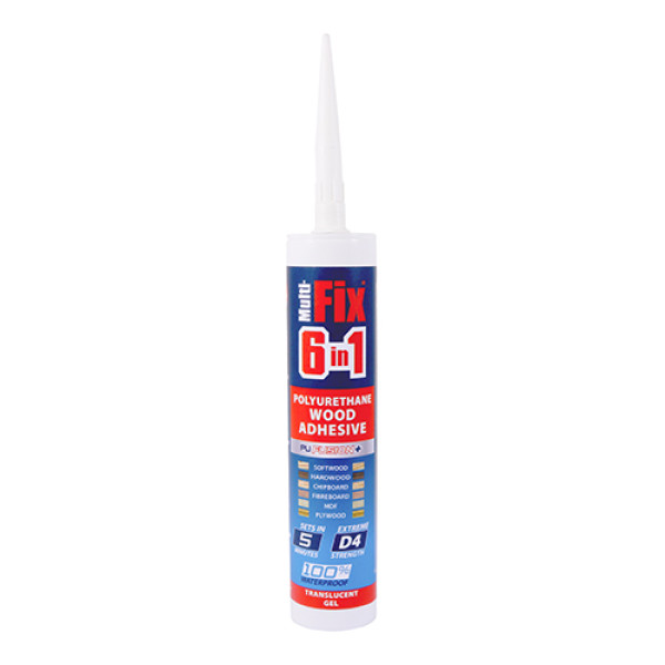 Timco PU Wood Adhesive 5 or 30 Min Gel 310ml Timco PU Wood Adhesive 5 or 30 Min Gel 310ml