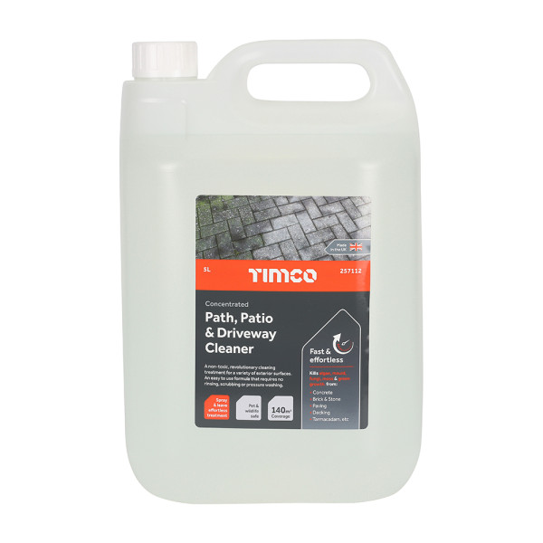 Timco Path Patio & Driveway Cleaner 5 Litre Timco Path Patio & Driveway Cleaner 5 Litre