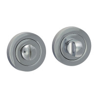 Bathroom Thumb Turn & Release Polished Chrome 51mm 2pcs