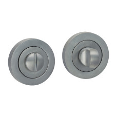Bathroom Thumb Turn & Release Satin Chrome 51mm 2pcs